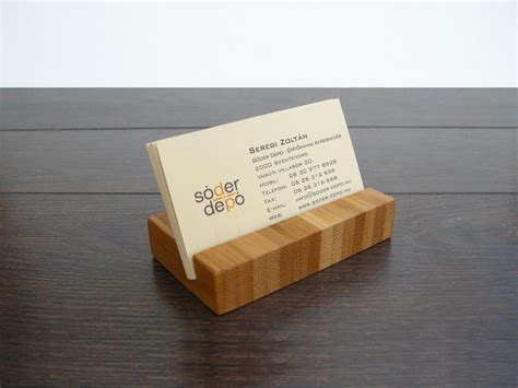 bamboo style business card holder|bamboo business card holders.